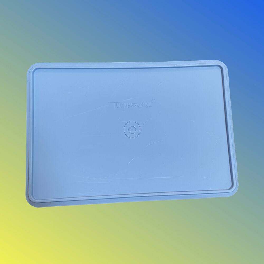 Tupperware 291 Replacement Lid Rectangular Storage Container Part Blue Kitchen